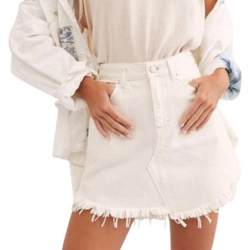 NWT Free People Jean Skirt